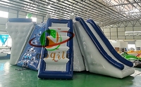 Toboggan aquatique gonflable en bâche PVC 0,9 mm pour adultes et enfants, qualité commerciale, certifié CE, couleur personnalisable