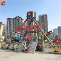 Attractions en plein air jeux d'amusement personnalisés grand bateau pirate bateau viking balançoire en bateau à vendre
