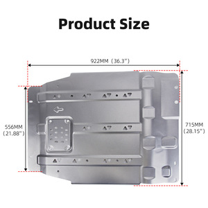 Kit de protection anti-éclaboussures pour modification de voiture, acier 1,2 mm, pour accessoires de camion Ford F150 - Product Image 3