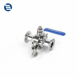 <span class=keywords><strong>Santhai</strong></span> บอลวาล์วสามชิ้นแบบหนีบสแตนเลส304/316L สุขภัณฑ์ - Product Image 2