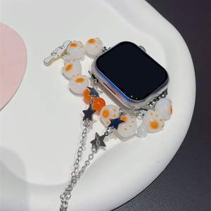 2025 <span class=keywords><strong>correa</strong></span> de reloj más vendida para <span class=keywords><strong>Apple</strong></span> <span class=keywords><strong>Watch</strong></span> 38/40/41/42/44/45/49mm correas de reloj inteligente de lujo con diseño de joyería - Product Image 1