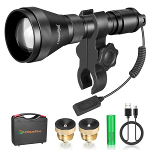 Đèn pin hồng ngoại Laser VCSEL tầm nhìn ban đêm UniqueFire UF-H5 50mm PMMA, sạc USB-C, pin 21700, có chức năng zoom và điều chỉnh độ sáng, dùng cho săn bắn - Product Image 5