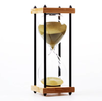 Minuteur sablier transparent moderne en gros, disponible en plusieurs tailles (S/M/L) pour la maison, le bureau, les jeux et la cuisine