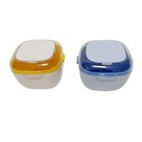 Boîte de nettoyage améliorée pour prothèses dentaires, soin complet pour prothèses, appareils orthodontiques transparents, protège-dents, protège-nuit et gouttières de rétention