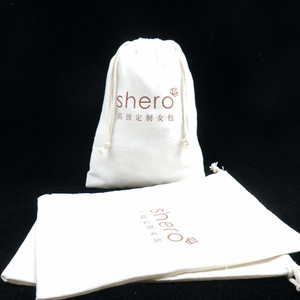 Bolsa de Algodón Grueso de Alta Calidad con Cordón - Bolsas Personalizadas con Logotipo para Kits Antiresaca |   Bolsas Reutilizables para Recuerdos de Fiesta - Product Image 2