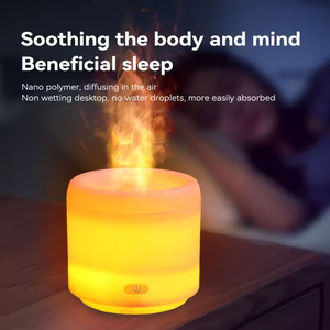 New 300ml Mini USB siêu âm Tinh dầu khuếch tán độ ẩm văn phòng nhà với 7 màu sắc ánh sáng khuếch tán hương thơm - Product Image 5