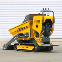 Mini-dumper chenillé multifonctionnel avec livraison gratuite, mini-dumper 800 kg 500 kg, mini-transporteur, camion benne pour la construction