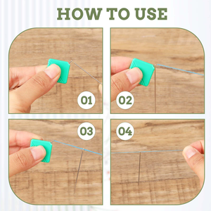 Enhebrador de Agujas Multicolor Rápido para el Hogar, Dispositivo de Enhebrado Cuadrado de Plástico para Agujas de Punch Needle DIY - Product Image 3