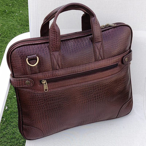 2026 Attractive Customized Design Handmade Leather <b>Laptop</b> Handbags Cross Body Shoulder <b>Bag</b> Pu Leather <b>Bags</b> Wholesale Supplier - Product Image 1
