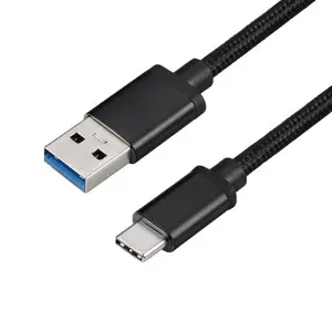 USB 3.0 Cable USB 3.0 A Male To Type-C Cable With Nylon Braid Type-C Cable For Computer