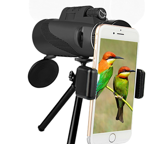 킹옵트 저렴한 가격 12x50 40x60 10x42 단안 망원경 삼각대 포함 휴대폰 단안경 관광, 하이킹, 캠핑용 - Product Image 4