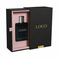 Boîtes d'emballage de luxe personnalisées en papier artistique avec tiroir coulissant pour parfums et bijoux, en matériaux recyclés, compatibles montres, logo personnalisé