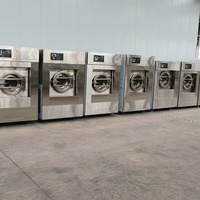 Lavadora-Secadora Industrial Completamente Automática de 15kg-30kg, Lavadora Comercial para Lavandería de Hoteles