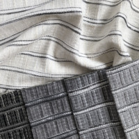 Tissu de rideau en voile transparent blanc en forme de U pour les projets de décoration intérieure comprenant des tringles à rideaux numéro de modèle-accessoires