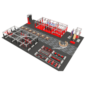 Circuito <span class=keywords><strong>de</strong></span> Obstáculos <span class=keywords><strong>de</strong></span> Buena Calidad para Niños, Gimnasio <span class=keywords><strong>de</strong></span> Escalada, Cintas Colgantes, Circuito Ninja Warrior - Product Image 2