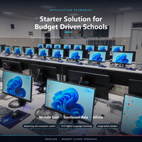 Mini PC Intel Core i3 économique, terminal cloud, système d'enseignement en laboratoire linguistique pour salle de classe scolaire, aucun serveur requis