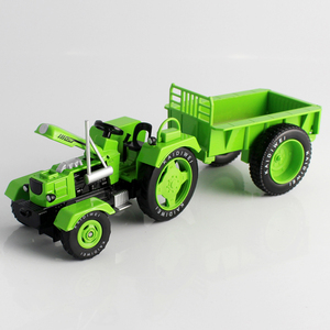 KDW 1/18 scala Retro pressofuso <span class=keywords><strong>trattore</strong></span> agricolo modello giocattoli lega agricoltura trattori camion <span class=keywords><strong>con</strong></span> <span class=keywords><strong>rimorchio</strong></span> ribaltabile - Product Image 4