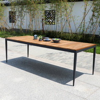 Nouveau design table et chaises 6 pièces ensemble de jardin chaise en rotin et osier table à thé ensemble de meubles bon marché