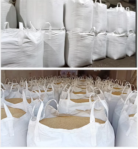 Bolsas de ropa a granel de alta resistencia Bolsas de 1 tonelada para almacenamiento de granos Bolsa de contenedor de FIBC de plástico de polipropileno blanco con pico - Product Image 5