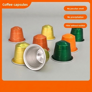 Cápsulas de Café Vacías Desechables de Aluminio Ecológicas Personalizadas de 15 ml y 37 mm de Calibre, Portátiles, al por Mayor, de Bambú, con Tapa - Product Image 5