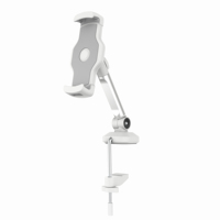 Clip de bureau en métal Long et Flexible 360, support universel de tablette de bureau pour téléphone portable paresseux de 4.7 à 12.9 pouces