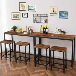 Muebles Largos y Estrechos, <span class=keywords><strong>Mesa</strong></span> de Bar Moderna de Alta Calidad y <span class=keywords><strong>Taburetes</strong></span> de Bar para Comedor, <span class=keywords><strong>Cocina</strong></span>, Hogar, Bar, Hotel Disponible - Product Image 3