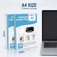 Papier de transfert personnalisé pour presse à chaud, papier de sublimation pour t-shirts
