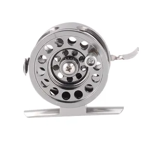 WeiHe – moulinet de pêche sur glace léger, roue de pêche à la mouche tout en métal, moulinet de pêche d'hiver, accessoires pour l'eau salée