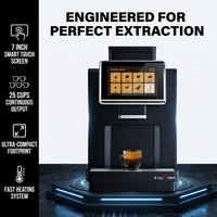 Machine à expresso professionnelle entièrement automatique avec écran tactile de 7 pouces, du grain à la tasse, pour hôtel, cafétéria, machine à café expresso