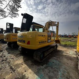 รถขุดตีนตะขาบ Komatsu PC130 มือสองจากญี่ปุ่น ขนาด 13 ตัน ได้รับการรับรอง EPA CE พร้อมเครื่องยนต์ เกียร์ ปั๊ม PLC ขายทั่วโลก - Product Image 3