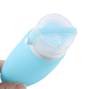 Botellas de Viaje de Silicona Reutilizables Portátiles Personalizadas de 2oz 90ml, Aprobadas por la TSA, a Prueba de Fugas, 4 en 1, Contenedores de Silicona para Artículos de Aseo - Product Image 4