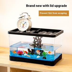 ตัวกรองออกซิเจนแนวนอนแบบบูรณาการสำหรับครัวเรือนขนาดเล็กถึงขนาดกลางอุปกรณ์ตกแต่งตู้ปลาพลาสติก - Product Image 5