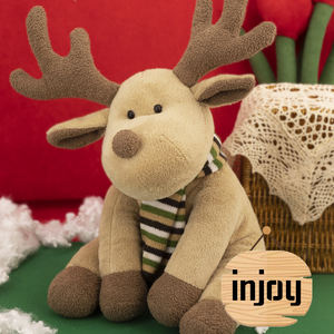 ของเล่นตุ๊กตานุ่มยัดไส้กวางเรนเดียร์ที่กำหนดเองในวันคริสต์มาสของเล่น mandr ปรับแต่งตามความต้องการของคุณ CN; Jia - Product Image 6