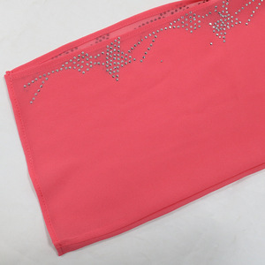 UNI moda mujer Abaya especial <span class=keywords><strong>Beck</strong></span> Talle alto listones brillantes diseño con bufanda Hijab Abaya con bufanda a juego - Product Image 4