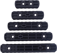 bowei Kit de base standard multi-emplacements en nylon, 5 pièces, accessoires de base de montage à 5/7/9/11/13 emplacements avec 10 écrous en T, vis et 1 clé Allen