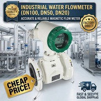 Medidor de Flujo de Agua Industrial a Precio Económico DN100 DN20 DN50 Medidor de Flujo Magnético