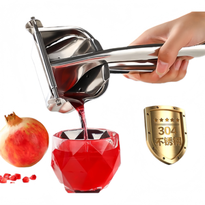 High-Quality 304 Stainless Steel Manual <b>Juicer</b> for Citrus, Oranges, Pomegranates - <b>Small</b>, Household & Portable - Product Image 4