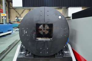 2023 ad alta frequenza piastra e tubo integrato macchina di taglio laser tubo laser macchina di taglio lxshow fibra lasercutting macchina - Product Image 5