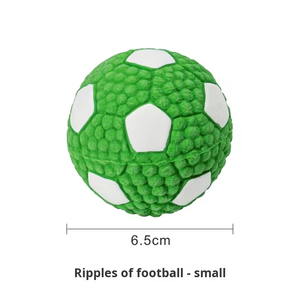 Interaktif Pet lateks Squeak futbol oyuncak voleybol oyuncak köpek ve kedi çiğnemek oyuncaklar için uygun - Product Image 6