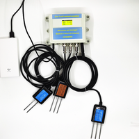 Capteur de sol pour surveillance en ligne, enregistreur de données LORA LORAWAN RS485, pour l'agriculture, mesure de l'humidité, de la température, de l'EC, de la salinité, du NPK et du pH