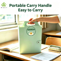 Protège-Emoticon Rotatif Personnalisé, Classeur Accordéon Extensible, Organisateur de Documents Portable en PP pour Rangement de Papiers Étudiant