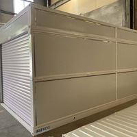 Abri de jardin préfabriqué pliable sur mesure pour entrepôt extérieur, atelier, abri de voiture, garage conteneur avec porte à roulettes