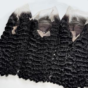 Natural Black Burmese Curly <b>Wig</b> Human Hair Soft Defined Curls Lace <b>Wig</b> Full Texture Natural Look <b>Wig</b> - Product Image 6