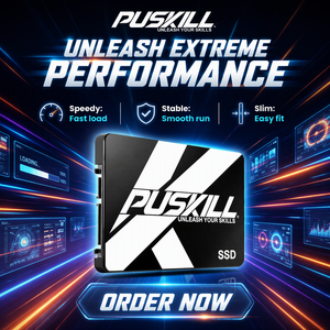 PUSKILL ฮาร์ดดิสก์ SSD แบบ SATA ขนาด 2.5 นิ้ว ความจุ 1TB สำหรับแล็ปท็อปและคอมพิวเตอร์ตั้งโต๊ะ - Product Image 1