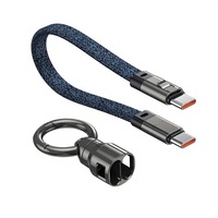 Cable USB-C Personalizado DAJIANG OEM para Llavero - Carga Rápida PD de 240W y Transferencia de Datos de 480Mbps para MacBook, Android Auto y SSDs Externos