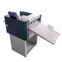 QK-335A Machine de perforation et de pliage du papier entièrement automatique avec alimentation par aspiration et écran tactile