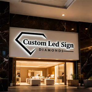 Wide Application Backlit Brand Sign Customized Firm Emblem Panel for Various Commercial Indoor Display Occasions Usage - Product Image 1