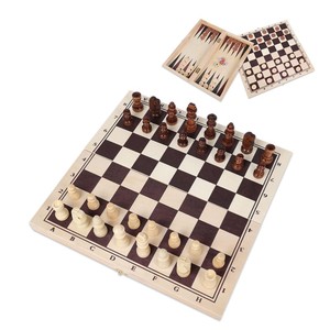 Cổ điển truyền thống du lịch đêm Đồ chơi bằng gỗ Cờ <span class=keywords><strong>Checker</strong></span> và <span class=keywords><strong>backgammon</strong></span> 3 trong 1 Hội Đồng Quản trị trò chơi thiết lập - Product Image 1