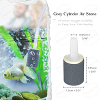 Mini pompe à oxygène pour Aquarium Rechargeable par USB, pompe à Air pour Aquarium à économie d'énergie silencieuse avec pierre à Air et Tube