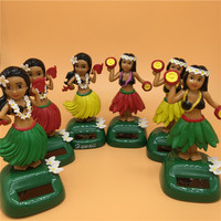 Hot new Hawaii solaire herbe jupe bobble siège social décoration intérieure fournitures bobbleheads fournitures intérieures voiture transfrontalière
